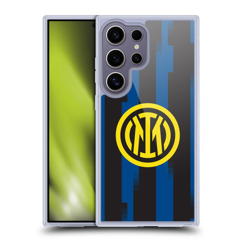 Fc Internazionale Milano 2023/24 Crest Kit Home Soft Gel Case for Samsung Galaxy S25 Ultra & MagSafe