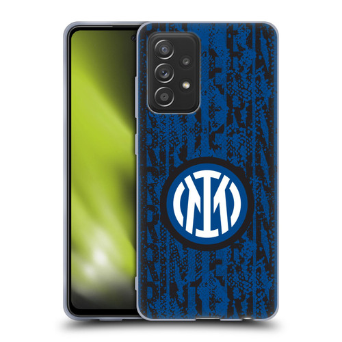 Fc Internazionale Milano Patterns Snake Wordmark Soft Gel Case for Samsung Galaxy A52 / A52s / 5G (2021)