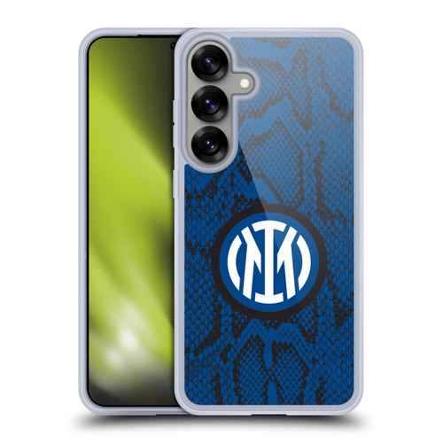 Fc Internazionale Milano Patterns Snake Soft Gel Case for Samsung Galaxy S25+ & MagSafe