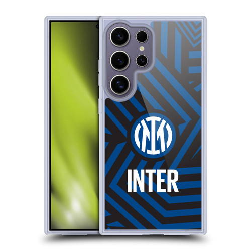 Fc Internazionale Milano Patterns Abstract 1 Soft Gel Case for Samsung Galaxy S25 Ultra & MagSafe