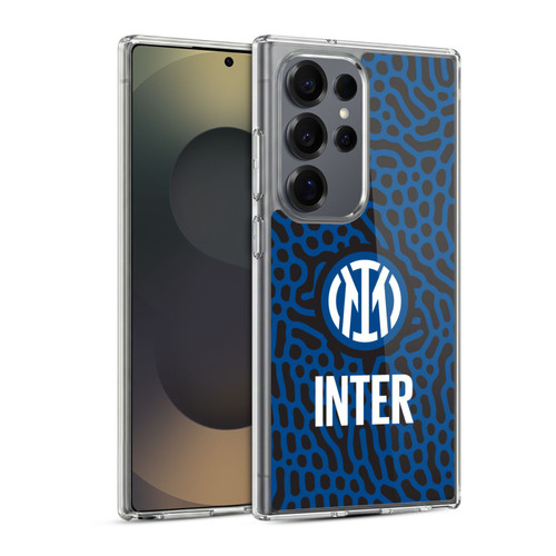 Fc Internazionale Milano Patterns Abstract 2 Soft Gel Case for Samsung Galaxy S25 Ultra & MagSafe