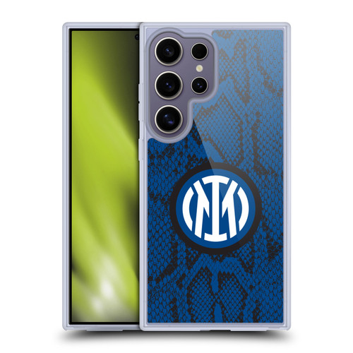 Fc Internazionale Milano Patterns Snake Soft Gel Case for Samsung Galaxy S25 Ultra & MagSafe