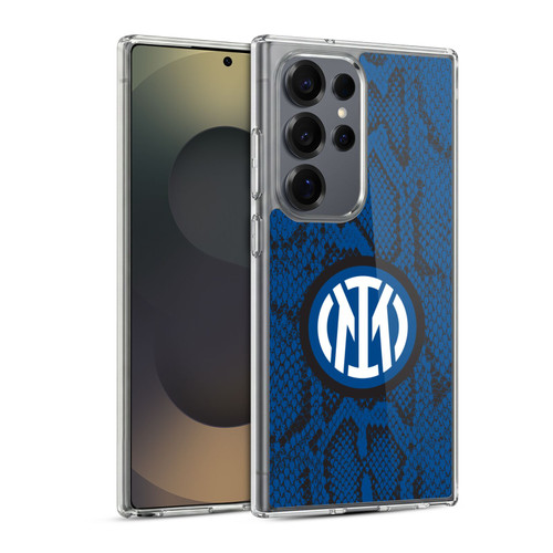 Fc Internazionale Milano Patterns Snake Soft Gel Case for Samsung Galaxy S25 Ultra & MagSafe