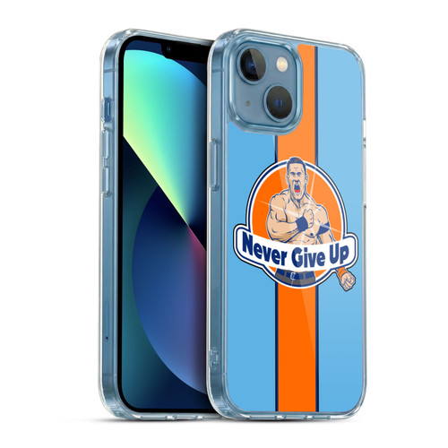 WWE John Cena Never Give Up Soft Gel Case for Apple iPhone 13 Mini & MagSafe