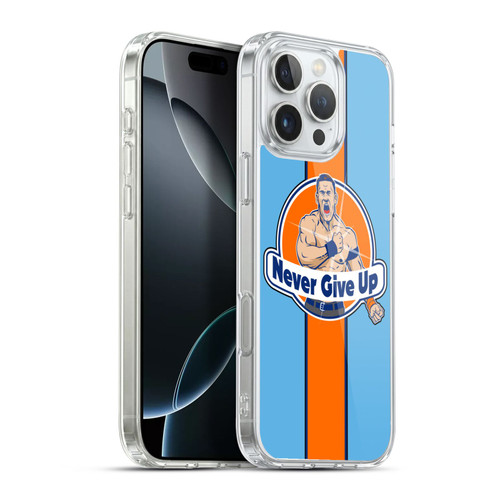 WWE John Cena Never Give Up Soft Gel Case for Apple iPhone 16 Pro Max & MagSafe