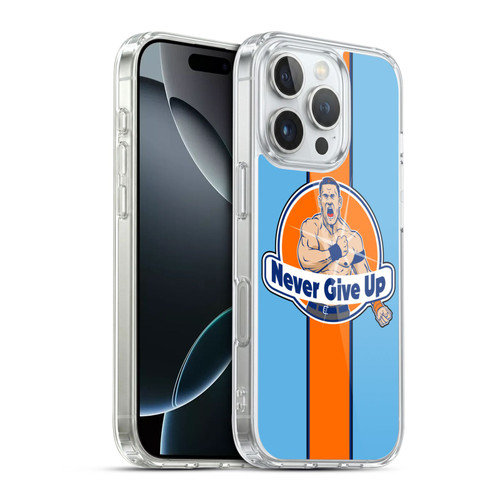 WWE John Cena Never Give Up Soft Gel Case for Apple iPhone 16 Pro & MagSafe