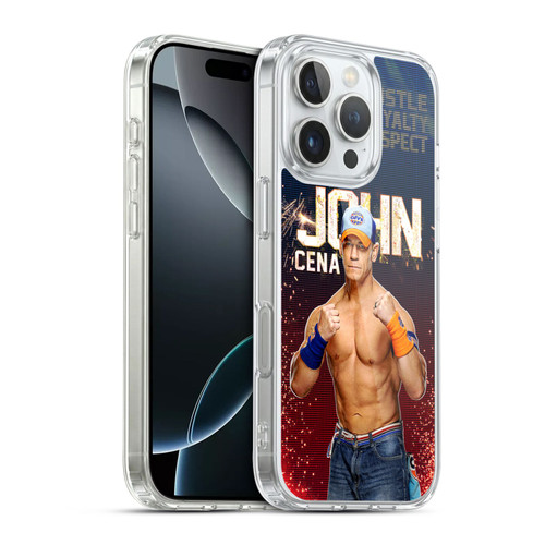 WWE John Cena Portrait Soft Gel Case for Apple iPhone 16 Pro & MagSafe