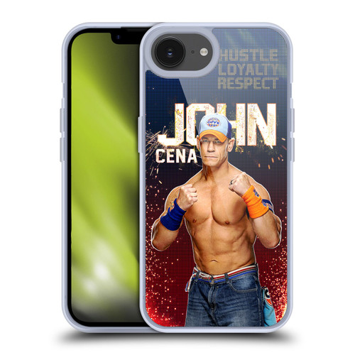 WWE John Cena Portrait Soft Gel Case for Apple iPhone 16e & MagSafe