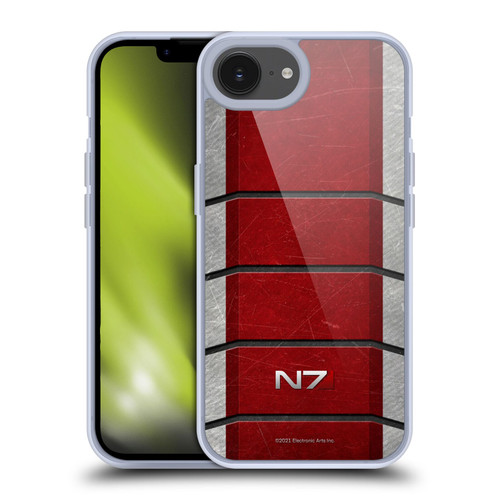 EA Bioware Mass Effect Graphics N7 Logo Armor Soft Gel Case for Apple iPhone 16e & MagSafe