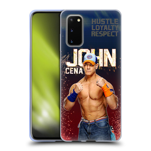 WWE John Cena Portrait Soft Gel Case for Samsung Galaxy S20 / S20 5G