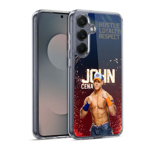 WWE John Cena Portrait Soft Gel Case for Samsung Galaxy S25 & MagSafe