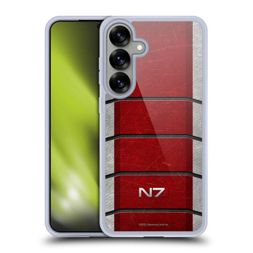 EA Bioware Mass Effect Graphics N7 Logo Armor Soft Gel Case for Samsung Galaxy S25+ & MagSafe