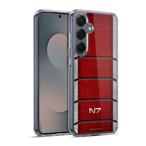 EA Bioware Mass Effect Graphics N7 Logo Armor Soft Gel Case for Samsung Galaxy S25+ & MagSafe