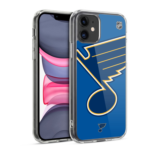 NHL St Louis Blues Oversized Soft Gel Case for Apple iPhone 11