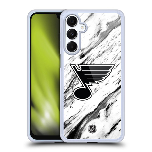 NHL St Louis Blues Marble Soft Gel Case for Samsung Galaxy A16 5G & MagSafe