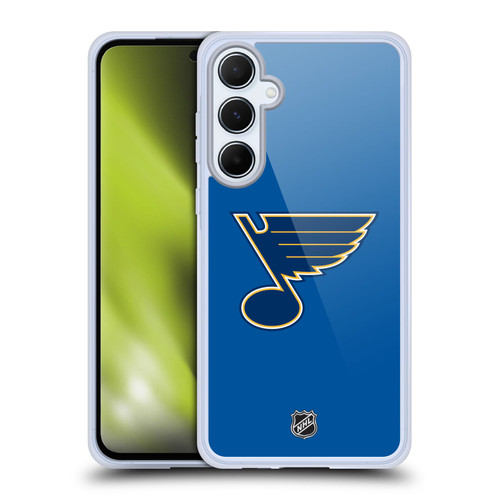 NHL St Louis Blues Plain Soft Gel Case for Samsung Galaxy A55 5G
