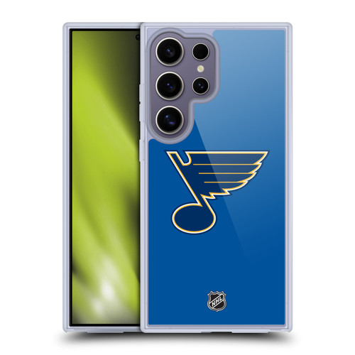NHL St Louis Blues Plain Soft Gel Case for Samsung Galaxy S25 Ultra & MagSafe