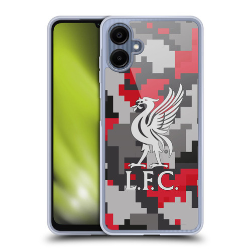 Liverpool Football Club Digital Camouflage Club Colours Soft Gel Case for Samsung Galaxy A06 4G