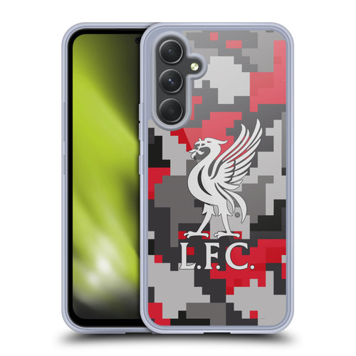 Liverpool Football Club Digital Camouflage Club Colours Soft Gel Case for Samsung Galaxy A54 5G