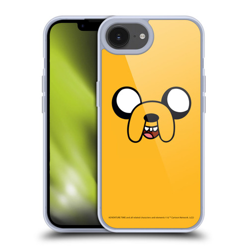 Adventure Time Graphics Jake The Dog Soft Gel Case for Apple iPhone 16e & MagSafe