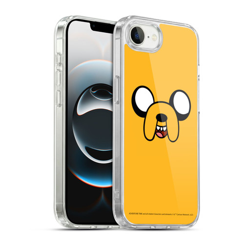 Adventure Time Graphics Jake The Dog Soft Gel Case for Apple iPhone 16e & MagSafe