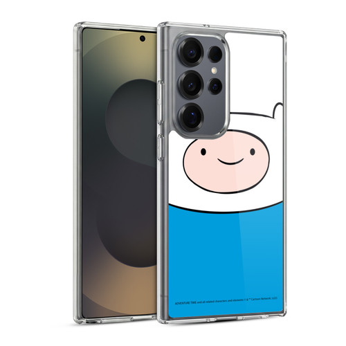 Adventure Time Graphics Finn The Human Soft Gel Case for Samsung Galaxy S25 Ultra & MagSafe