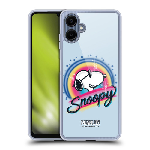 Peanuts Snoopy Boardwalk Airbrush Colourful Sunglasses Soft Gel Case for Samsung Galaxy A06 4G / 5G