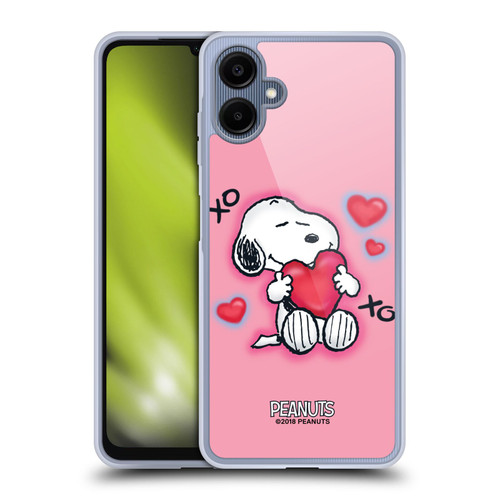 Peanuts Snoopy Boardwalk Airbrush XOXO Soft Gel Case for Samsung Galaxy A06 4G