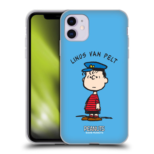 Peanuts Characters Linus van Pelt Soft Gel Case for Apple iPhone 11