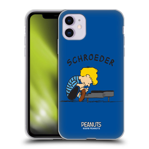 Peanuts Characters Schroeder Soft Gel Case for Apple iPhone 11