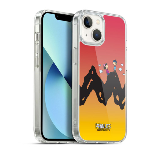 Peanuts Characters Charlie & Lucy Soft Gel Case for Apple iPhone 13