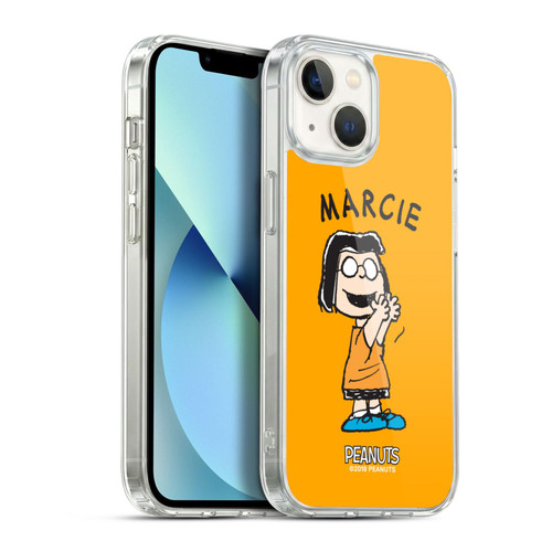 Peanuts Characters Marcie Soft Gel Case for Apple iPhone 13