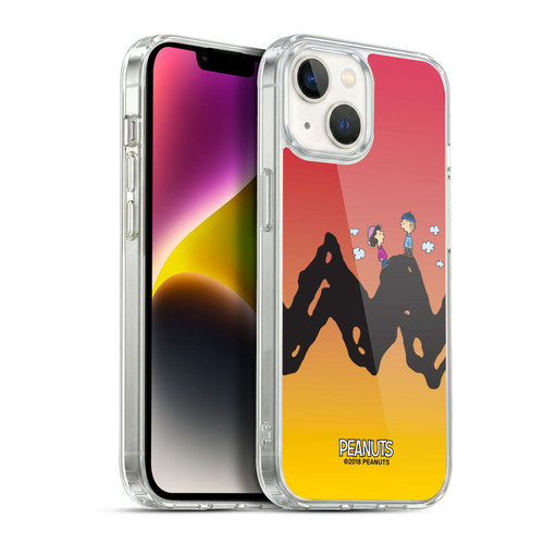 Peanuts Characters Charlie & Lucy Soft Gel Case for Apple iPhone 14