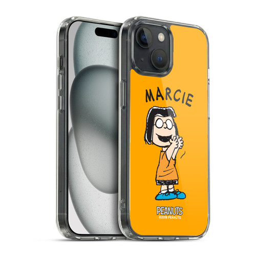 Peanuts Characters Marcie Soft Gel Case for Apple iPhone 15 & MagSafe