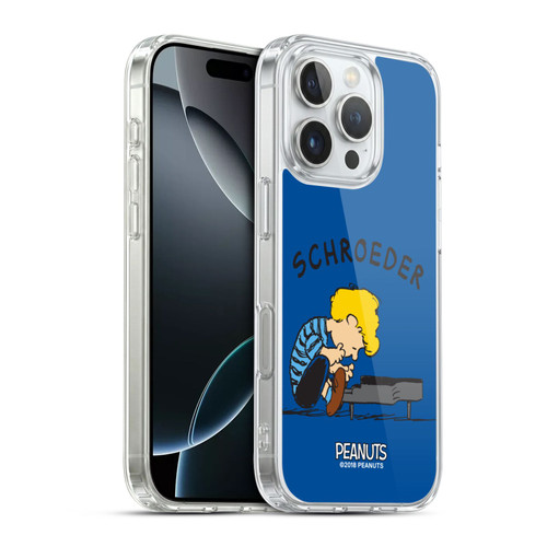 Peanuts Characters Schroeder Soft Gel Case for Apple iPhone 16 Pro & MagSafe