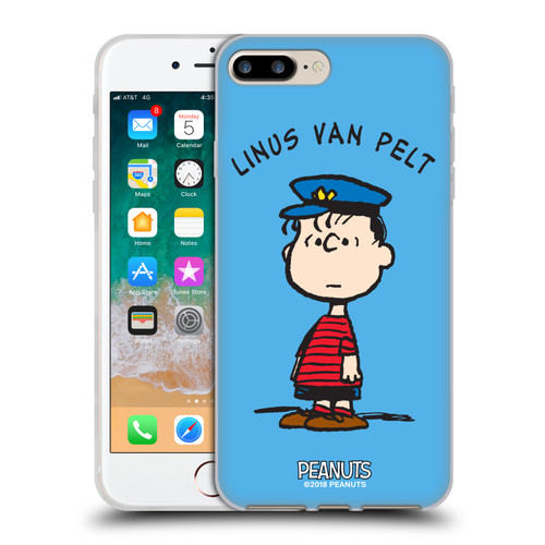 Peanuts Characters Linus van Pelt Soft Gel Case for Apple iPhone 7 Plus / iPhone 8 Plus & MagSafe