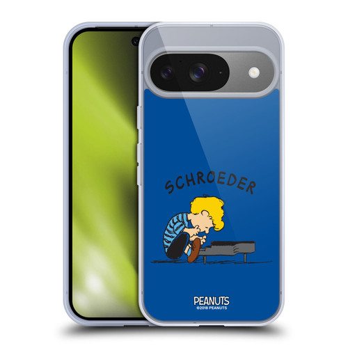 Peanuts Characters Schroeder Soft Gel Case for Google Pixel 9 / Pixel 9 Pro