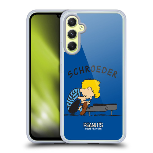 Peanuts Characters Schroeder Soft Gel Case for Samsung Galaxy A34 5G