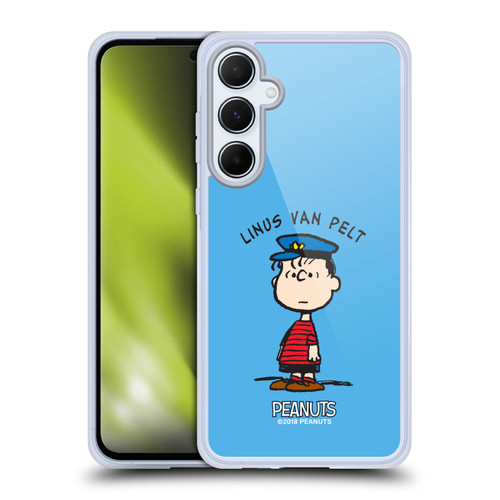 Peanuts Characters Linus van Pelt Soft Gel Case for Samsung Galaxy A55 5G