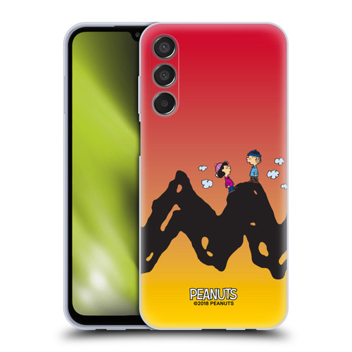 Peanuts Characters Charlie & Lucy Soft Gel Case for Samsung Galaxy M15/F15 5G