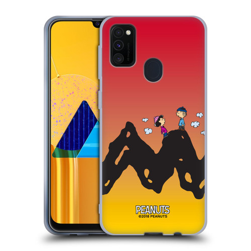 Peanuts Characters Charlie & Lucy Soft Gel Case for Samsung Galaxy M30s (2019)/M21 (2020)