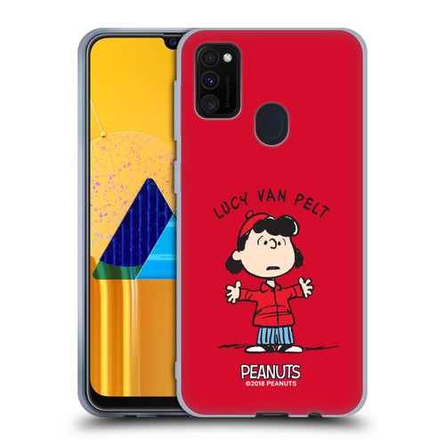 Peanuts Characters Lucy van Pelt Soft Gel Case for Samsung Galaxy M30s (2019)/M21 (2020)