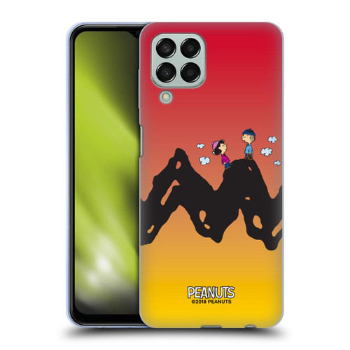 Peanuts Characters Charlie & Lucy Soft Gel Case for Samsung Galaxy M33 (2022)