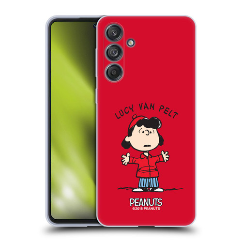 Peanuts Characters Lucy van Pelt Soft Gel Case for Samsung Galaxy M55 5G