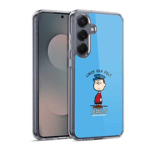 Peanuts Characters Linus van Pelt Soft Gel Case for Samsung Galaxy S25 & MagSafe