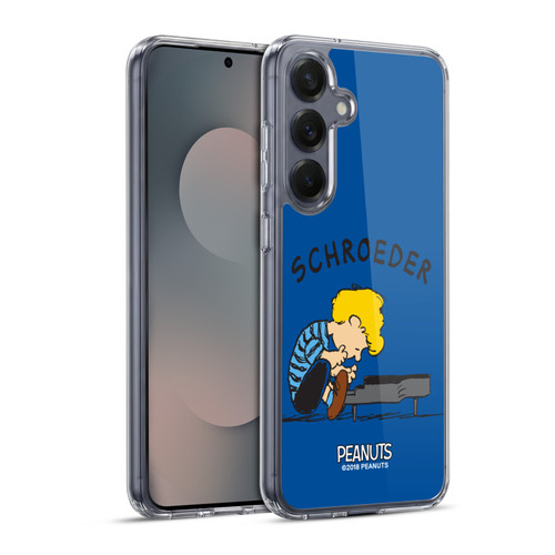 Peanuts Characters Schroeder Soft Gel Case for Samsung Galaxy S25+ & MagSafe
