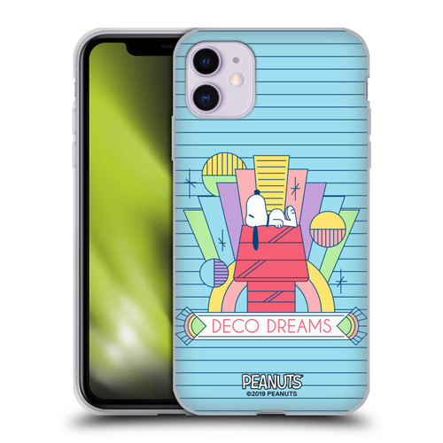 Peanuts Snoopy Deco Dreams House Dreams Soft Gel Case for Apple iPhone 11