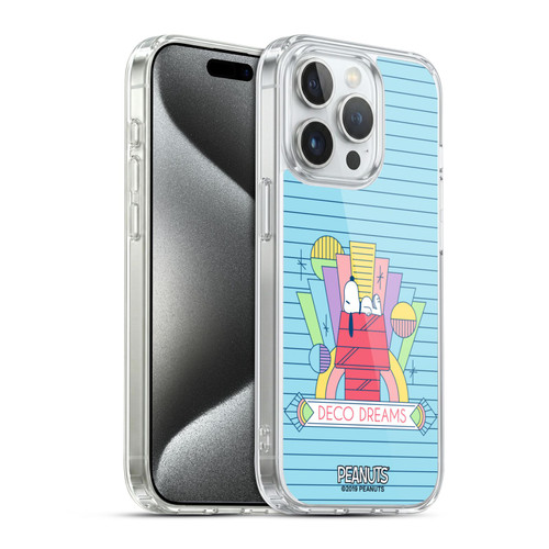 Peanuts Snoopy Deco Dreams House Dreams Soft Gel Case for Apple iPhone 15 Pro & MagSafe