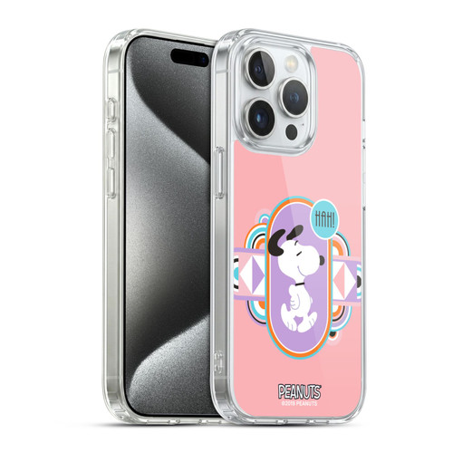 Peanuts Snoopy Deco Dreams Pastels Soft Gel Case for Apple iPhone 15 Pro & MagSafe
