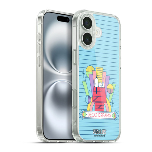 Peanuts Snoopy Deco Dreams House Dreams Soft Gel Case for Apple iPhone 16 Plus & MagSafe